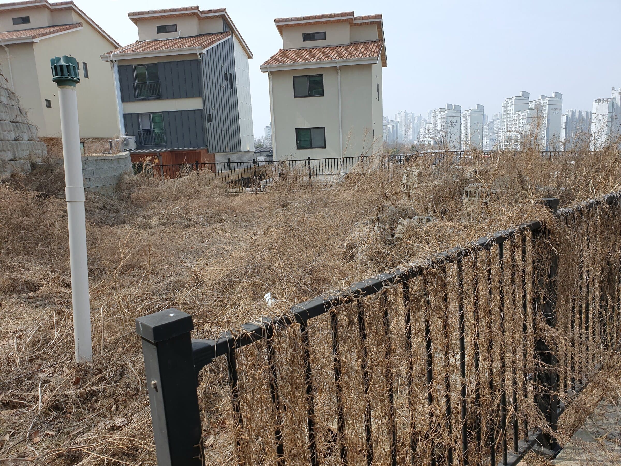 용인동백 단독주택 시공 전 대지